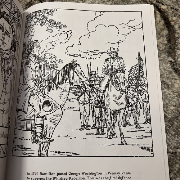 Alexander Hamilton Coloring Book - Picture 5 of 6